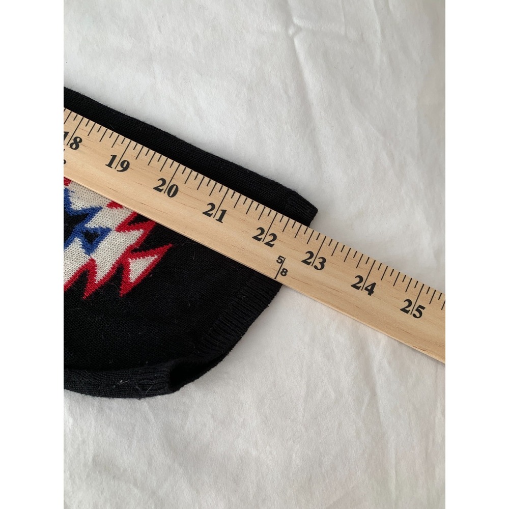 DAYDREAMER LA Southwestern Off Shoulder Knit Sweater‎ Black / Size M - Picture 14 of 15